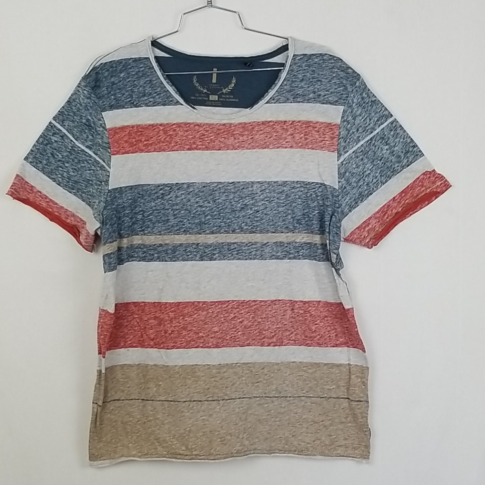 I Jeans By Buffalo Striped Short Sleeve Cotton Tee